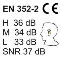 Connex Oordoppen 37Db Doosje En352-2 4St - COXT938710 - thumbnail