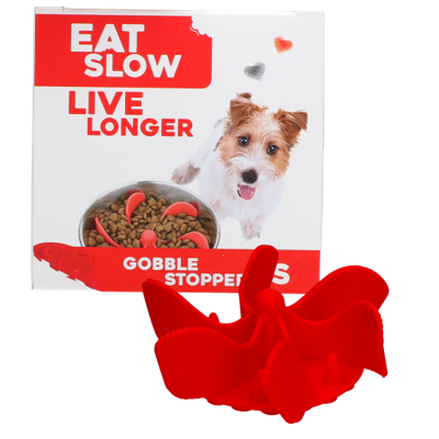 Eat Slow Live Longer Gobble Stopper Rood S