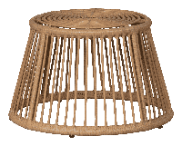WOOOD Outdoor Hocker/Bijzettafel 'Alatna' Wicker, 43cm - thumbnail