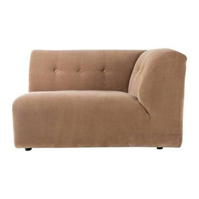 HKliving Vint bank right 1,5-seat Corduroy Rib Brown