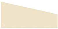 Kangaro 07070-08-TR Scheidingsstrook 2-gaats Trapezium 180gr RC Beige - thumbnail