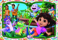 Clementoni Dora Super Color puzzel park maxi - 104 stukjes - thumbnail