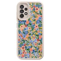 Samsung Galaxy A13 4G beige case - Floral garden - thumbnail