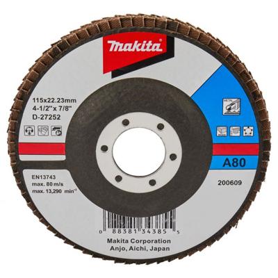 Makita Accessoires Lamellenschuurschijf 115mm A80 - D-27252 D-27252