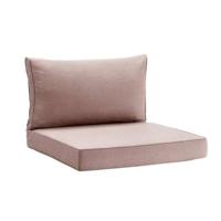 Le Sud Loungekussenset Brest - taupe - 2-delig - 60 cm - thumbnail