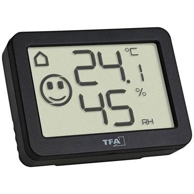 TFA Dostmann 30.5055.01 Thermo- en hygrometer Zwart