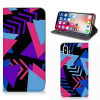 Apple iPhone Xs Max Stand Case Funky Triangle - thumbnail