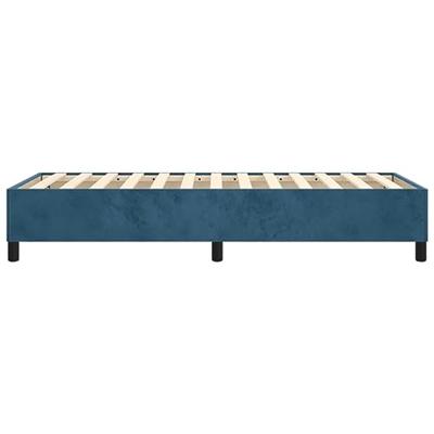 Boxspringframe fluweel donkerblauw 90x190 cm