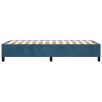 Boxspringframe fluweel donkerblauw 90x190 cm - thumbnail