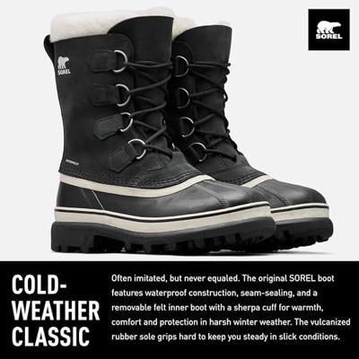 Sorel Caribou™ Wp Sneeuwlaars Dames Black, Stone 7,5 Sorel Caribou™ Wp Sneeuwlaars Dames Black, Stone 7,5