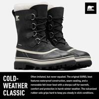 Sorel Caribou™ Wp Sneeuwlaars Dames Black, Stone 7,5 - thumbnail
