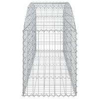 Schanskorf gewelfd 200x50x60/80 cm gegalvaniseerd ijzer - thumbnail