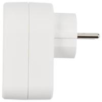 Sygonix SY-6713236 Tussenstekker Met USB Wit - thumbnail