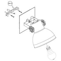 Eglo Zwarte wandspotBarnstaple - 43431 - thumbnail
