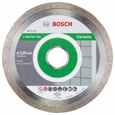 Bosch Accessories 2608602202 Bosch Power Tools Diamanten doorslijpschijf Diameter 125 mm 1 stuk(s) Bosch Accessories 2608602202 Bosch Power Tools Diamanten doorslijpschijf Diameter 125 mm 1 stuk(s)