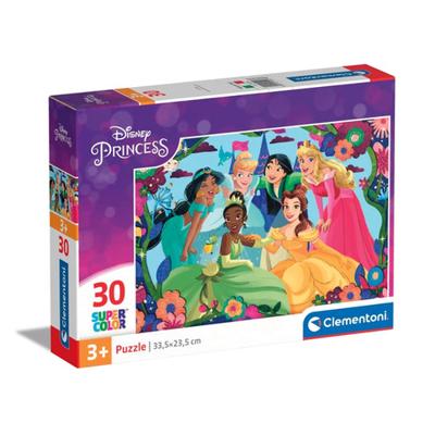 Clementoni legpuzzel super color disney prinses, 30st.