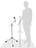 Pearl BC150S Flat-Based bekkenstatief met arm - thumbnail