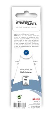 Gelschrijvervulling pentel lr7 energel m 3st blauw