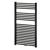 Designradiator Haceka Gobi Adoria 59x111 cm Zwart 6-Punts Aansluiting (565 Watt) - thumbnail