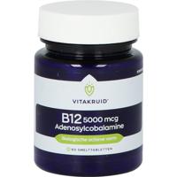 Vitakruid B12 5000 mcg Actief Adenosylcobalamine Tabletten - thumbnail
