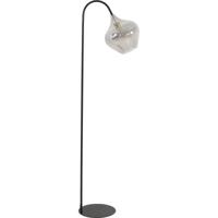 Light & Living Vloerlamp 'Rakel' 160cm, kleur Mat Zwart / Smoke - thumbnail