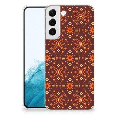 Samsung Galaxy S22 Plus | TPU bumper | Batik Brown