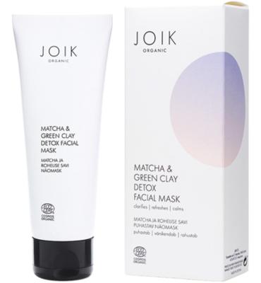 Joik Organics Facial mask matcha & green clay detox 75 Milliliter Joik Organics Facial mask matcha & green clay detox 75 Milliliter