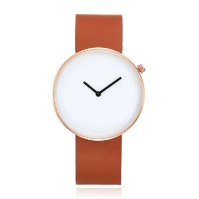 LGT JWLS Minimalistisch Dameshorloge - Grote Wijzerplaat van 40mm - Bruin, Goud, Wit LGT JWLS Minimalistisch Dameshorloge - Grote Wijzerplaat van 40mm - Bruin, Goud, Wit
