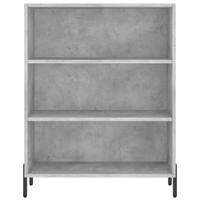 Schappenkast 69,5x32,5x90 cm bewerkt hout betongrijs - thumbnail