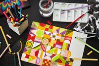 STABILO Pen 68 viltstift, metalen doos van 10 stiften in geassorteerde kleuren - thumbnail