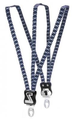 Simson snelbinder 28 inch 3-binds 53 cm elastaan blauw/wit Simson snelbinder 28 inch 3-binds 53 cm elastaan blauw/wit