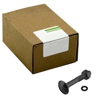 Blackline Slotbout+Moer+Sluitring Hcp Zwart M6X60 | 25 stuks - 6904.11.16060