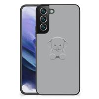 Samsung Galaxy S22 Plus Hoesje Grijs Baby Olifant - thumbnail