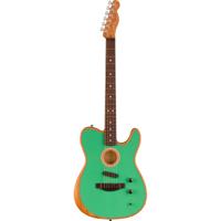 Fender Limited Edition Acoustasonic Player Telecaster RW Sea Foam Green met gigbag - thumbnail
