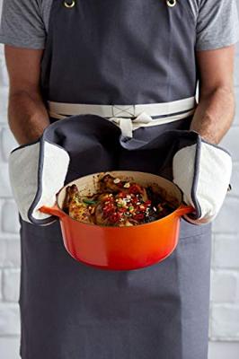 LE CREUSET - Keukentextiel - Dubbele ovenwant Grijs