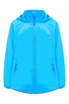 Mac in a sac Jack Mac Kids Regenjas Kinderen Neon Blue 8/10 yrs