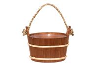 4Living sauna-emmer met touwgreep - Elzenhout - thumbnail