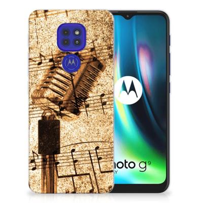 Motorola Moto G9 Play | E7 Plus | Siliconen hoesje | met foto Bladmuziek
