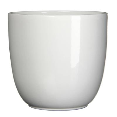 Bloempot Pot rond es/17 tusca 18.5 x 19.5 cm wit Mica - Mica decorations Bloempot Pot rond es/17 tusca 18.5 x 19.5 cm wit Mica - Mica decorations