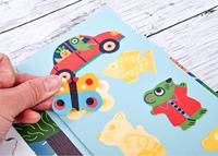 DJECO verplaatsbare stickers rood - thumbnail