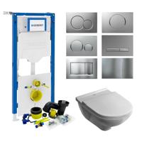 Geberit Up320 Toiletset 30 Villeroy & Boch O.Novo Directflush Met Bril En Drukplaat - thumbnail