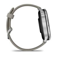 Garmin Venu 4, 45mm, Premium smartwatch met GPS, AMOLED-touchscreen, LED-zaklamp, Geavanceerde gezondheids- en fitnessfuncties, Tot 10 dagen batterijduur, Silver/Grey - thumbnail