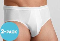 2-pak Basic Midi heren slips - Heup slips mannen - Katoenen onderbroek - heren ondergoed - thumbnail