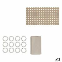 Badset Berilo Beige PVC Polyethyleen EVA 28,5 x 43 x 6 cm (12 Stuks) - thumbnail