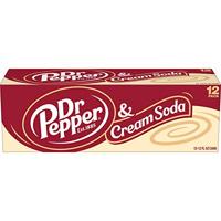 Dr Pepper - Cream Soda - 12x 355ml - thumbnail