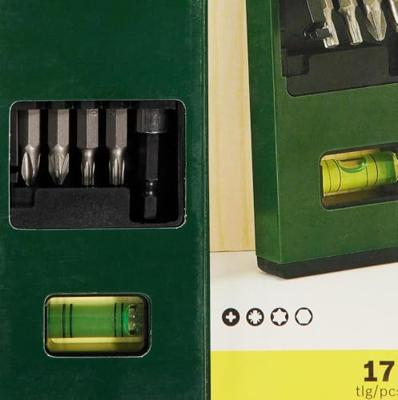 Bosch Accessoires 17-delige Schroevendraaier in te stellen met waterniveau - 2607017070 Bosch Accessoires 17-delige Schroevendraaier in te stellen met waterniveau - 2607017070