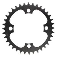 Messingschlager Samox e-bike kettingblad nw 36t bcd 104 mm. 1/2x3/32" en 11/128" aluminium zwart - thumbnail