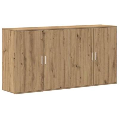 Dressoirs 2 stuks Artisan Eiken 79x38x80 cm Engineered Wood