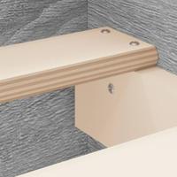 Bedframe met hoofd- en voeteneinde grijs sonoma 140x200 cm - thumbnail