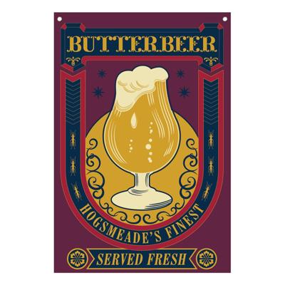 Harry Potter Wall Banner Butterbeer 125 x 85 cm